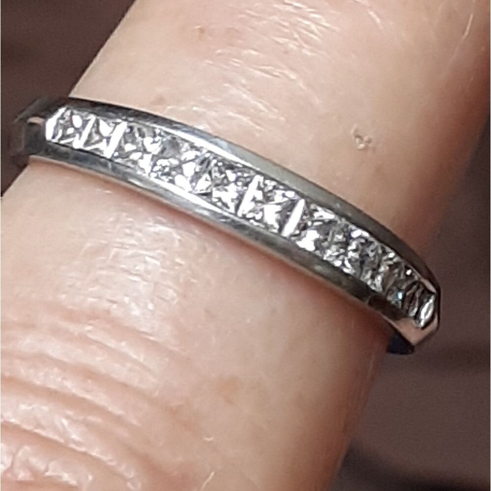 Scott Kay Ring diamond wedding or anniversary band ring. Solid palladium pd950